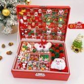 1 Box Of 87 Girls' Hair Accessories, Colorful And Cute Gift Box, Hair Clip And 1 Box Of 87 Girls' Hair Accessories, Colorful And Cute Gift Box, Hair Clip And Headband-21.57