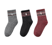 3 Pairs Vintage Rabbit Embroidered Mid-Calf Socks $11.90