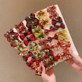 38pcs Fashion Christmas Design Bow Hair Clips, Cute Little Girl Hair Accessories-9.98