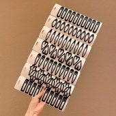 70pcs Black Hairpin Hair Accessories Bangs Side Broken Hair Clip-10.04