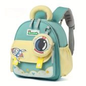 Adorable Cartoon Mini Backpack for Youngsters - Lightweight, Durable Nylon with Adjustable Straps & Polyester Lining-12.14