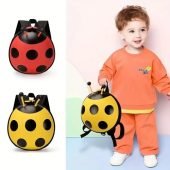 Adorable Ladybug Backpack for Youngsters 1-3 Years - Durable, Waterproof & Stain-Resistant with Adjustable Straps - Perfect for Boys & Girls-8.78