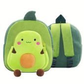 Customizable Youngsters' Plush Backpack - Cute Elephant Design with Adjustable Straps, Embroidered Details, Lightweight & Durable for Boys and Girls-9.83