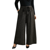Glitter Adjustable Front-Tie Pants $30.90