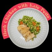 Herb Chicken with Kale Pesto Pasta - REG 9.90
