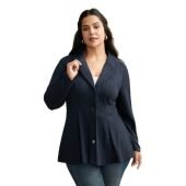 Lapel Collar Texture Button Up Jacket $32.90