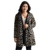 Leopard Print Color Contrast Kimono $22.90
