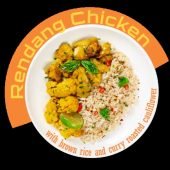 Rendang Chicken with Brown Rice and Curry Roasted Cauliflower - REG 8.90