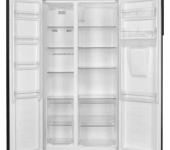 Side by Side Heinner HSBS-H439NFBKWDE++, Full No Frost, Compresor Inverter, Smart, Eco, 439 l, 177 cm, Negru