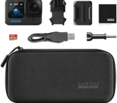 Sports video camera GoPro HERO 12 Black Bundle, 5.3K, HyperSmooth 6.0, Black