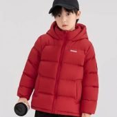 Warm Boy's Long Sleeve Down Jacket, Zip-up Hooded Coat for Winter Wear- 44.99
